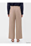 Lcw Modest Elastic Waist Wide Leg Women's Trousers - 4