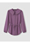 Purple Bebe Collar Modal Blend Women's Shirt Tunic - 5