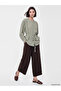 Green Belted Textured Women's Shirt Tunic - 2