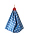 Hande Dizayn Valentine's Mother's Day Blue with White Polka Dots Origami Model Shoulder Bag - 3