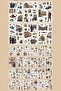 Scrapbook and Junk Journal Sticker Set 50 Sheets Museum, Art, and Coffee Themed - 30 Stickers + 20 Materials - 2