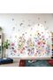 Watercolor Flower Wall Stickers for Girls: Peel and Stick Removable Wall Decals for Girl Room Nursery Baby Bedroom - Ages 1-12 Years Vinyl Decor - 3