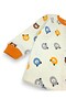 Baby Boy Teddy Bear Printed 100% Cotton 1-2-3 Years Old Snap Fastener Top and Bottom Seasonal Pajama Set - 3