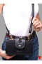 Berlin Black Women's Crossbody Bag |   Gold Detailed, Stylish, Elegant, and 3-Compartment ⭐ - 7