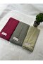 Hijab Plain Cotton Crash Shawl Set of 3 (Pastel Red - Sage - Pastel Yellow) - 4