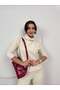 Women's Cream - Cream Bottom-Top Set Knitwear Bottom-Top Set Turtleneck Low Shoulder Wide Leg Crop