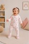 1 Piece 100% Cotton Baby Girl Pajama Set for 0-3 Years Old, 100% Cotton – Rainbow and Safari Patterned, 1 Piece - 3