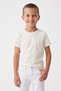 Boy's T-Shirt White Short Sleeve T-Shirt Basic Anti-Sweat Flexible Fabric 100% Cotton Seasonal Tshirt Plain Unprinted (2-13 Years) - 5