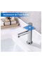 Cold water faucet, basin mixer faucet, suitable for handwashing basins and bathroom faucets, chrome-plated brass body, detachable aerator - 2
