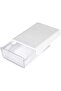 Self-adhesive desk drawer organizer with hidden storage boxes - 5