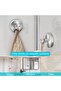 4-Pack White Vacuum Suction Cup Waterproof Hooks - 4