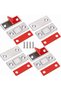 32-pack Silver Ultra-thin Magnetic Cabinet Door Holders, heavy-duty door and drawer closing devices, kitchens, bathrooms, wardrobes, RVs, furniture. - 5