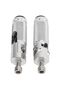 Universal folding aluminum alloy motorcycle foot pedals, replacement foot pedals, silver - 2