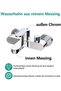 Wall-mounted bathtub faucet, single handle faucet - shower and bathtub spout, chrome plated, suitable for showers and bathtubs. - 2
