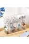 2-Piece Cable Organizer Box Plastic Ties 20 Ties Lid Electronic Storage Box Home Office Desk Organization Accessories Transparent - 4