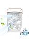 Portable Air Cooler - Mini Air Conditioner - Personal Cooling - With Spray and Night Light - 600ml Water Tank - Black - 5