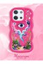 Poco C85 4g Compatible Colorful Psychedelic Eye Mushroom Drawing Flat Print Case