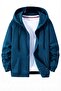 Unisex Petrol Full Zip Hooded Jacket - 3
