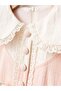 Nostalgic Collar Detailed Bowknot Girls' Dress - 4
