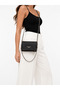 Women's Black Detachable Chain Strap Hand and Shoulder Bag (Mini)
