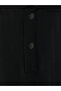 Ozmarka New Season Black Polo Collar Men's Sweatshirt - 5