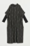 Knitted 2-Piece Dress - Black - 4