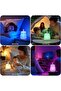Children's night light, touchscreen, remote control, rechargeable LED, 4 adjustable settings, 16 colors, adult night light bedside lamp (white) - 5