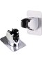 Adjustable Shower Head Holder Brackets, Shower Wall Mount without Drilling, Bathroom Accessories (2 pieces - Silver)
