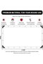 3x4m Heavy-Duty Brown Garden Shade Net with Metal Eyelets for Pergolas & Greenhouses - 3