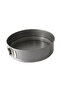 Round leak-proof cake mold with removable bottom