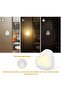 6-Pack Wireless Magnetic Triangular LED Cabinet Lights with Motion Sensor (Warm White 3200K) - 7