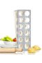Wonton mold - Wonton board - Wonton press - Wonton shape - Wonton maker - Wonton board - Wonton maker - Stainless steel - Silver - 2