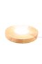 Two Wooden LED Light Holders Crystal Display Stand 3 Modes for Acrylic Art 8*2.7cm Batteries Not Included
