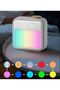 Wake-up Light Sunrise Simulation RGB Ambiance Dual Clocks Dimmable Bedside Lamp Night Light Memory Function - 2