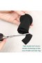 Chair leg protectors, 24-piece pack, felt furniture chair covers, anti-slip mats, suitable for chair legs, prevent scratches, black. - 3