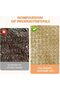 Shade sail made of PE material, for outdoor gardens, patios, backyards, balconies, and greenhouses. Dimensions: 2x3 meters / 6.6x9.8 feet. Beige. - 3