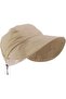 UPF 50+ Beige Women's Wide-Brimmed Foldable Sun & Hiking Hat (48-60 cm Head Circumference) - 5