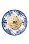Earthenware Classic Blue Windmill & Floral Pattern Soup Pasta Plate, 9.2 Inch, White - 5