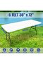 6 - foot stretch tablecloth, elastic rectangular tablecloth, 2 - pack, for picnics, outdoor activities and parties, machine washable, stretch... - 3