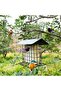 Outdoor Rainproof Bird Feeder Hanging Feeder - Black - 5