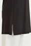 Sleeveless Combed Cotton Underwear - Black - 3
