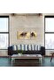 30x40 cm 3 Panel Gallery Wrapped Canvas | Lion Wildlife Wall Art | Safari Animal Decor - 4