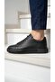 Inside and Outside Genuine Leather, Very Comfortable, Very Lightweight, Elastic, High-Sole Men's Sneaker(147-494) - 3