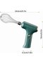 Electric hand mixer with 2 mixing blades, household electric egg beater, 3 speed modes for whipping milk, mixing pudding, cookie, cake batter - 2