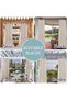 Two-pack Outdoor blinds, 132x241 cm, Light brown, Gazing blinds, Waterproof, Blackout blinds, Velcro fastening, No drilling required - 6