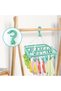 Sock rack, hanging clothes rack with 32 pegs, for indoor and outdoor use, foldable and rotatable, for socks, underwear, and small clothing items (green) - 5