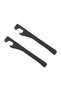 2-pack of car seat gap fillers, universal PU leather car seat gap plugs - 2