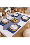 40X140 Pöti̇ Square Runner - 8 Piece Tableware Set - 4
