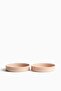 2-pack stoneware deep plates - 2