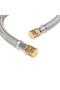 Garden hose caps with washers, brass hose ends, garden hose connectors, brass caps 1.91 cm, 6-piece garden hose female connector caps - 5
